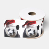 Ruban Gros-grain Panda Bear Père Noël (Bobine)