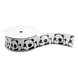 Ruban Gros-grain Pandas