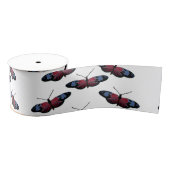 Ruban Gros-grain Papillon noir (Bobine)