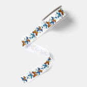 Ruban Gros-grain Papillons volants Morpho et Monarch (Dos)