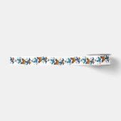 Ruban Gros-grain Papillons volants Morpho et Monarch (Devant)