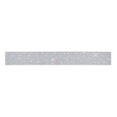 Ruban Gros-grain Parties scintillant d'argent Texture diamant blanc (Devant)