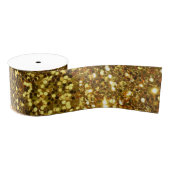 Ruban Gros-grain Parties scintillant Sparkle Gold Faux Sequin (Bobine)