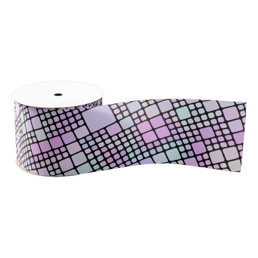 Ruban Gros-grain pastel pixel pieces : (Bobine)