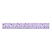 Ruban Gros-grain Pastel stripes pattern with Daisies (Devant)