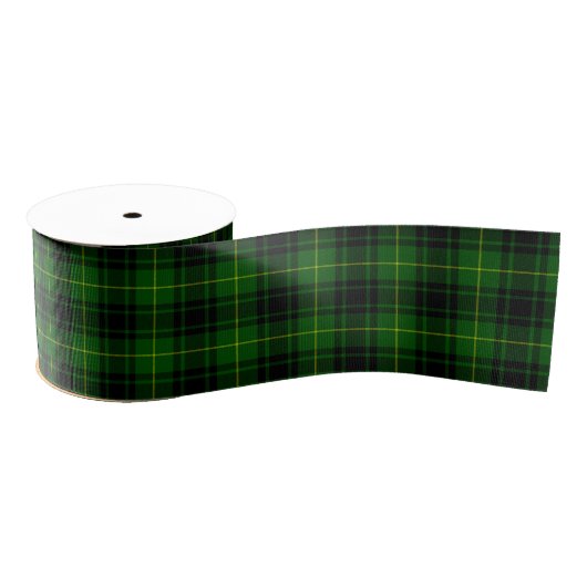 Ruban Gros-grain Pâte verte de tartan MacArthur (Bobine)