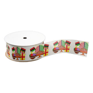 Ruban Gros-grain Peinture de table Kwanzaa