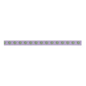 Ruban Gros-grain Peinture Iris Violet - Art Fleur Originale (Devant)