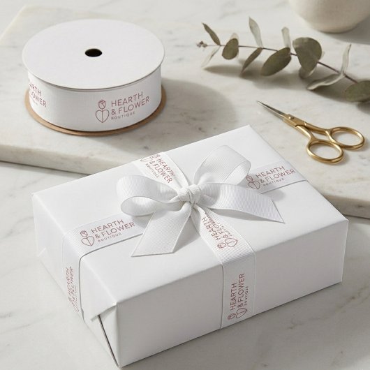 Ruban Gros-grain Personalized Boutique Logo