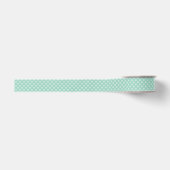 Ruban Gros-grain Petit point sarcelle clair (Devant)