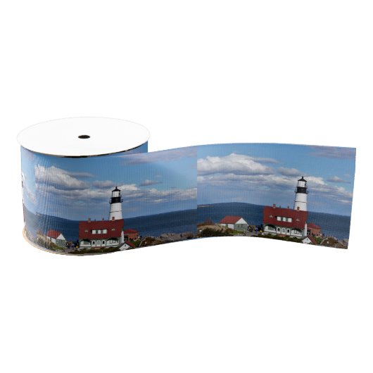 Ruban Gros-grain Phare de Portland Head (Bobine)