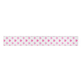 Ruban Gros-grain Pink Heart Breast Cancer Awareness Pattern (Devant)
