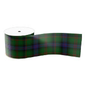Ruban Gros-grain Plaid bleu vert tartan Park (Bobine)