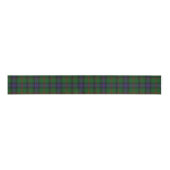 Ruban Gros-grain Plaid bleu vert tartan Park (Devant)