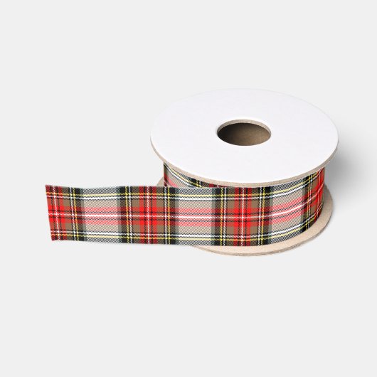Ruban Gros-grain Plaid de Noël (Bobine)