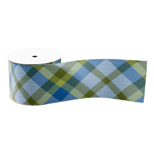 Ruban Gros-grain  Plaid Décoratif (Bobine)