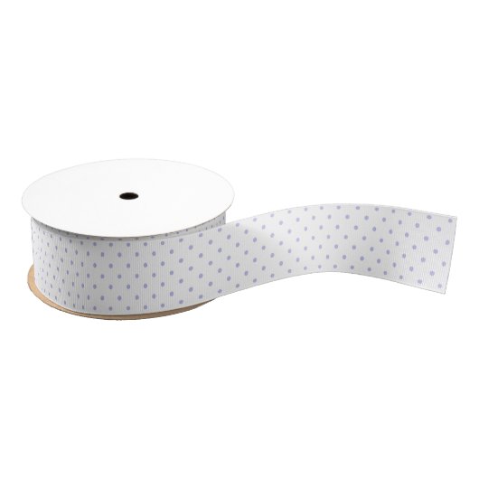 RUBAN GROS-GRAIN POIS LAVENDER | RIBBON (Bobine)
