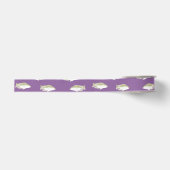 Ruban Gros-grain Poisson sur violet (Devant)