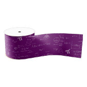 Ruban Gros-grain Purple Math Formulas Equations Graduation (Bobine)