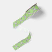 Ruban Gros-grain Quatrefoil vert (Dos)