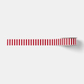 Ruban Gros-grain Rayure blanche/rouge DIY (Devant)