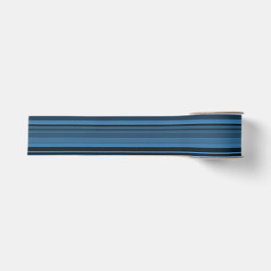 Ruban Gros-grain Rayures Noir Bleu