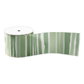 Ruban Gros-grain Rayures Vertes (Bobine)