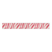 Ruban Gros-grain Red White Candy Cane Stripes Christmas (Devant)