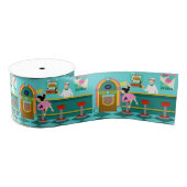 Ruban Gros-grain Rétro ruban de fontaine de soude (Bobine)