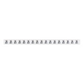 Ruban Gros-grain Ribbon Black French Buldog (Devant)