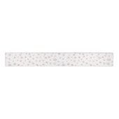 Ruban Gros-grain Ribbon rose Confetti Aquarelle points (Devant)
