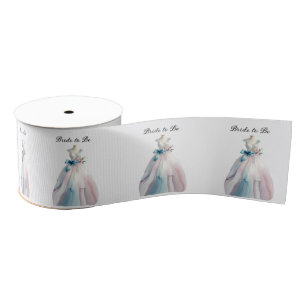 Ruban Gros-grain Robe de mariée Baby Shower Future Mariée
