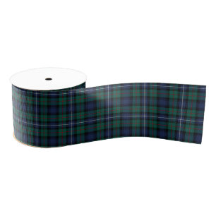 Ruban Gros-grain Robertson Chasse Tartan Plaid Motif