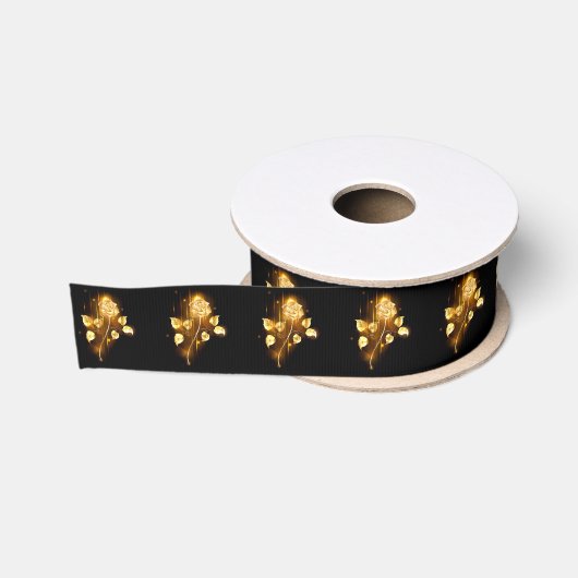 Ruban Gros-grain Rose d'or ( rose d'or ) (Bobine)