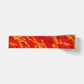 Ruban Gros-grain Rouge Camo de lave (Devant)