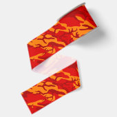 Ruban Gros-grain Rouge Camo de lave (Dos)