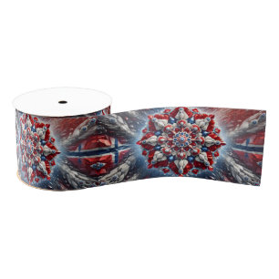 Ruban Gros-grain Ruban aux couleurs norvégiennes