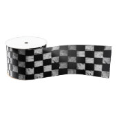 Ruban Gros-grain Ruban Checkered de drapeau (Bobine)