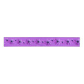 Ruban Gros-grain Ruban Daisy Ruban Customisé Violet Flower Ribbon (Devant)