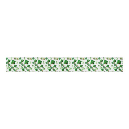 Ruban Gros-grain Ruban de la Saint Patrick (Devant)