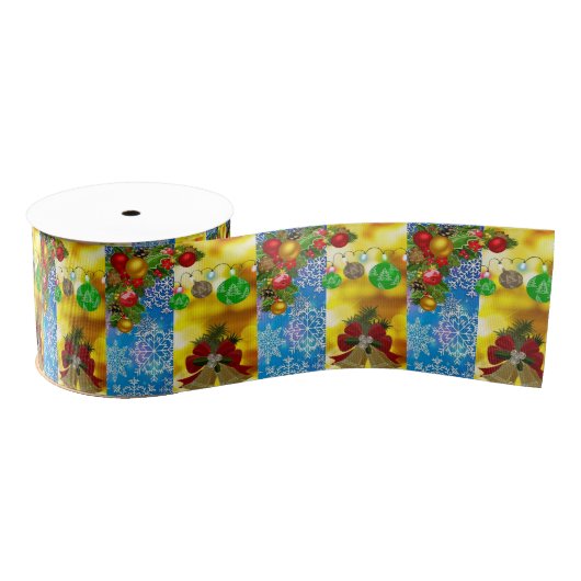 Ruban Gros-grain Ruban décoratif de Noël (Bobine)