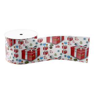 Ruban Gros-grain ruban décoratif noël