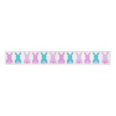 Ruban Gros-grain Ruban Grosgrain rose, violet, bleu lapin (Devant)