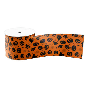 Ruban Gros-grain Ruban Halloween Grosgrain