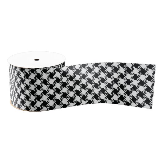 Ruban Gros-grain Ruban Houndstooth Grosgrain (Bobine)