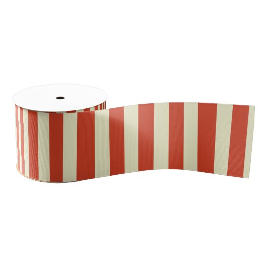 Ruban Gros-grain Ruban rayé de rétro chapiteau (Bobine)