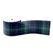 Ruban Gros-grain Ruban - Tartan bleu et vert (Bobine)