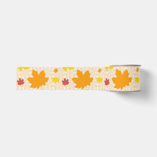 Ruban Gros-grain Rubans de feuilles d'automne