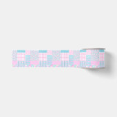 Ruban Gros-grain Rubans Faux Patchwork Roses et Papillons (Devant)