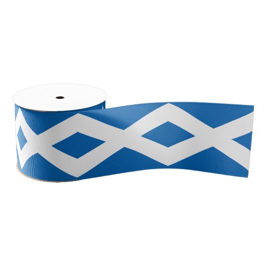 Ruban Gros-grain Scottish Flag & Scottish Travel, vacances/sports (Bobine)